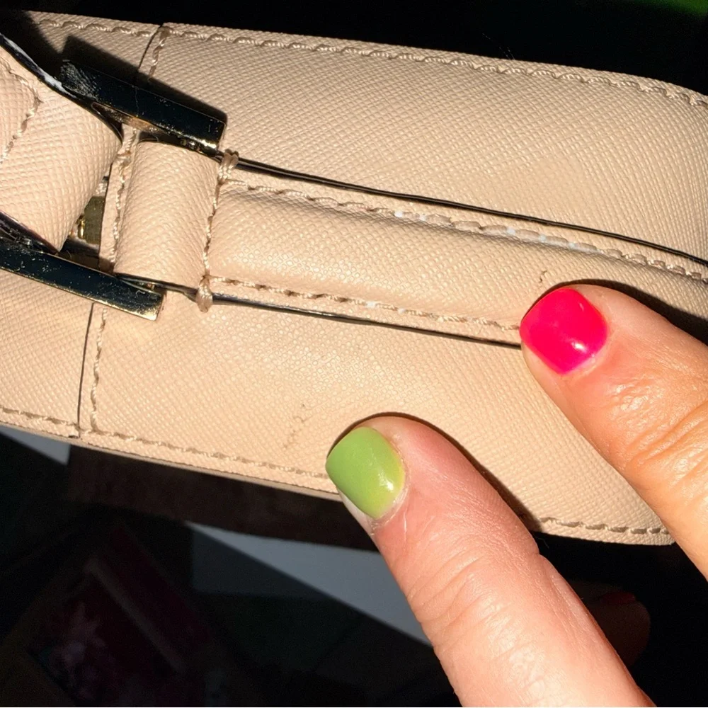 Kate Spade Newbury Lane Cammie crossbody nude purse Saffiano leather dust bag - Picture 16 of 16